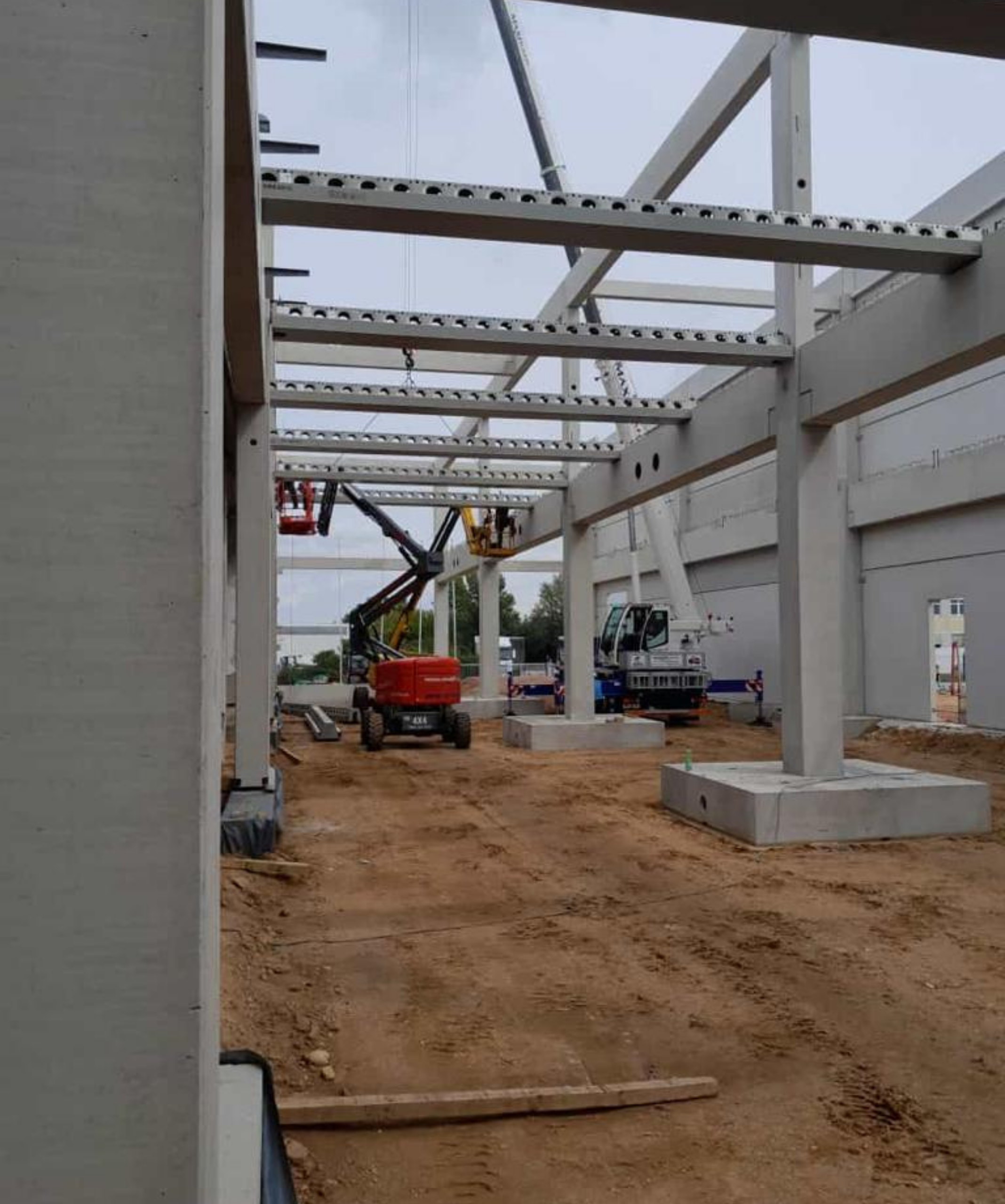Industriebau Produktionshalle Hallenbau